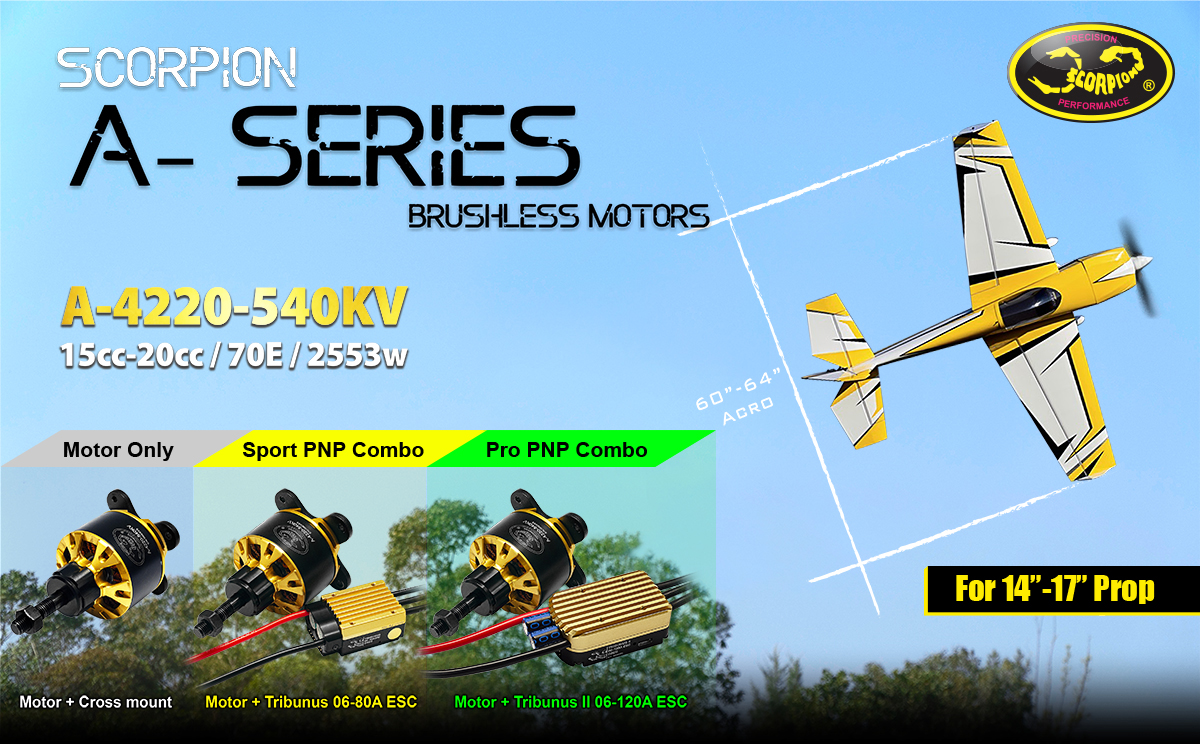 Scorpion A-4220-540kv V2 - Scorpion Power System